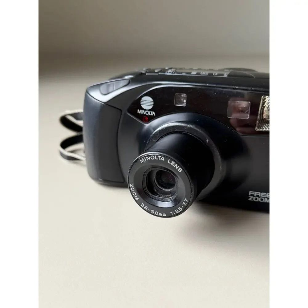 Minolta Freedom Zoom 90EX Point And Shoot 35mm Film Camera Riva Zoom 90s WORKS